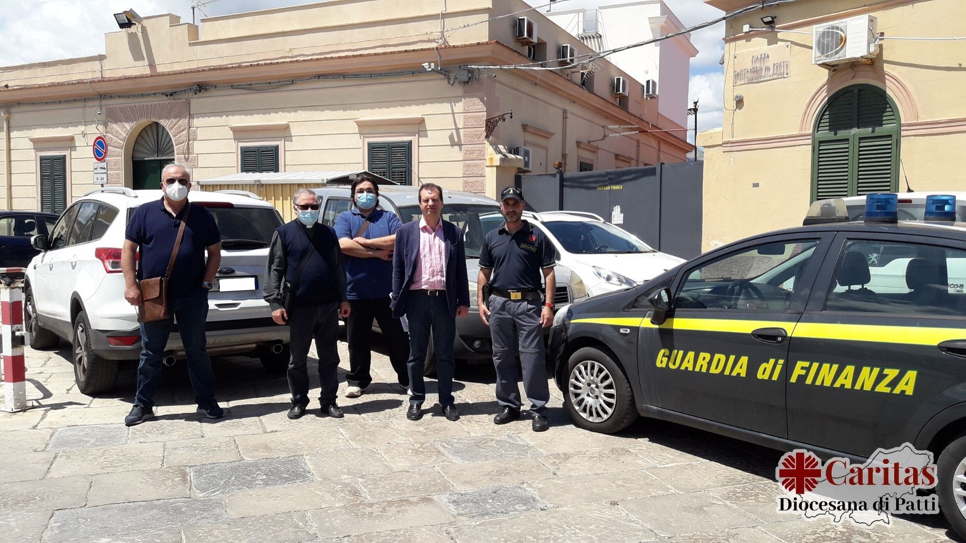 Guardia di Finanza, donato un Fiat Doblò alla Caritas Diocesana di Patti