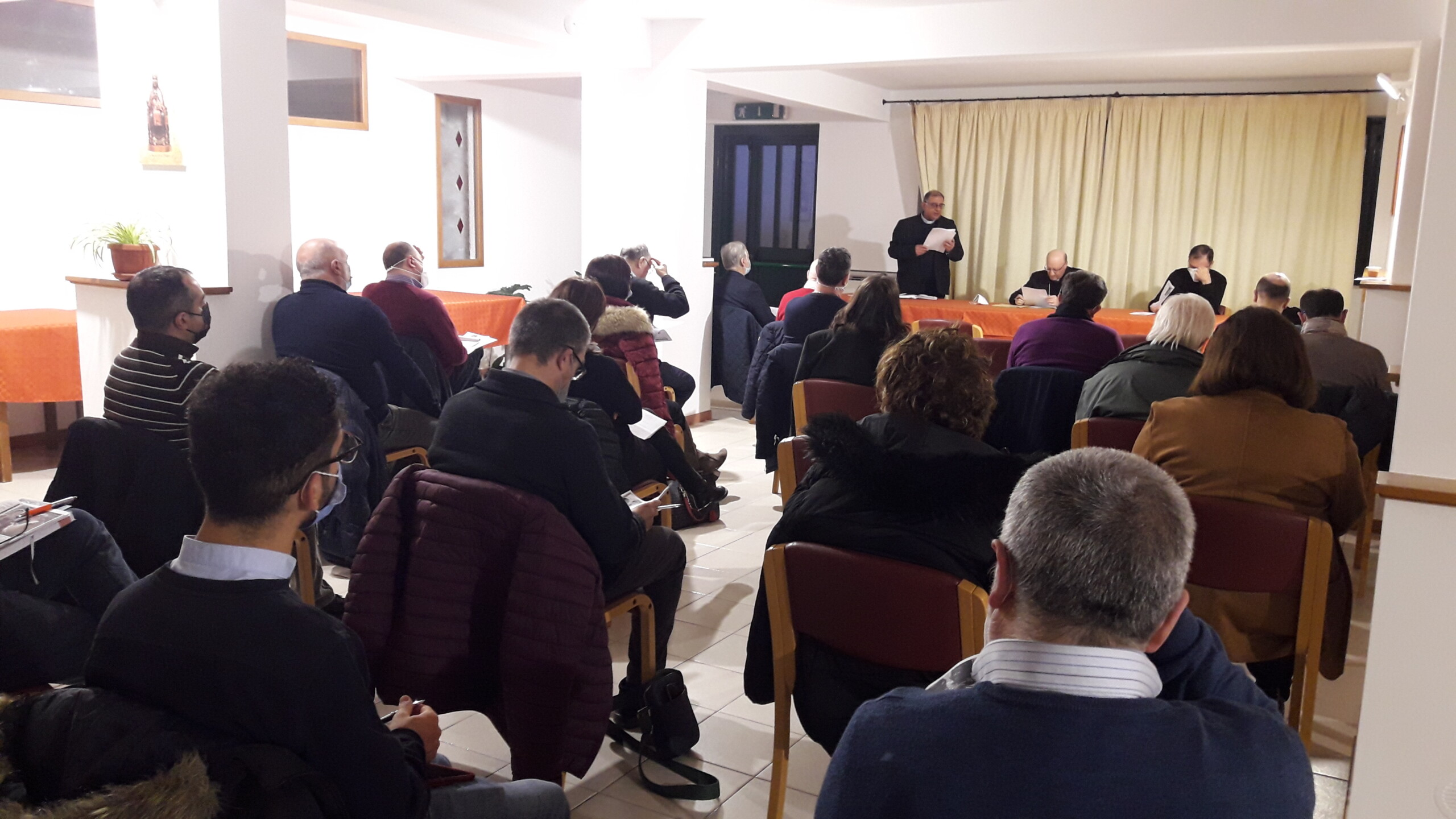 Riunito il Consiglio Pastorale Diocesano nel salone della Sacra Famiglia di Patti
