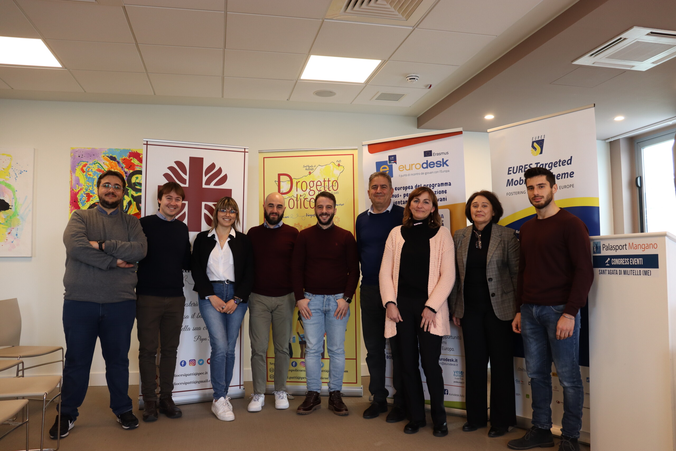 Eures, Anpal, rete Eurodesk e Caritas Diocesana di Patti, insieme, per orientare i giovani al mondo del lavoro in Europa