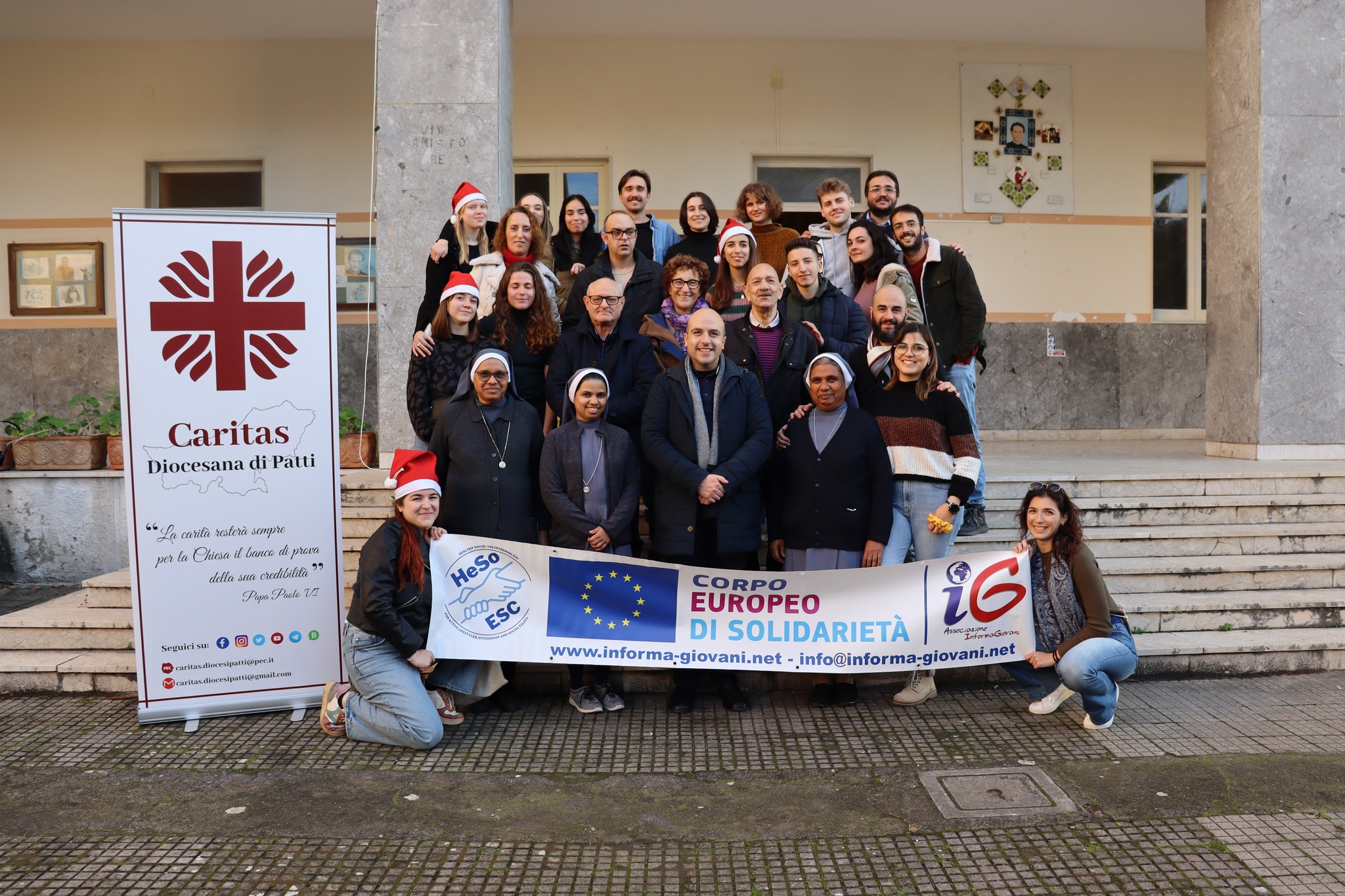 Concluso il campo di volontariato internazionale, ospitato a Sant’Agata di Militello dalla Caritas Diocesana di Patti