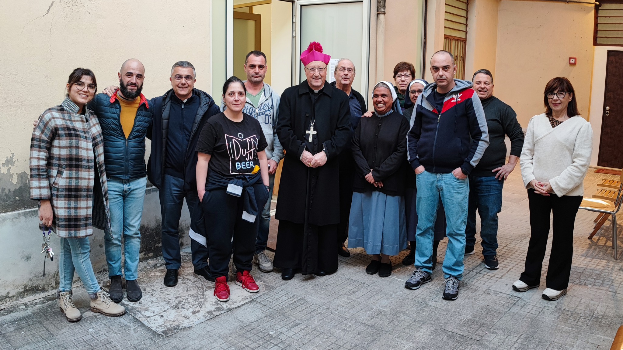 SANT’AGATA MILITELLO – Visita pastorale del Vescovo Mons. Guglielmo Giombanco ai servizi della Caritas Diocesana di Patti