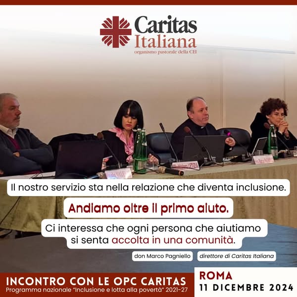 La Caritas Diocesana di Patti a Roma per il Piano Nazionale Inclusione e lotta alla Povertà