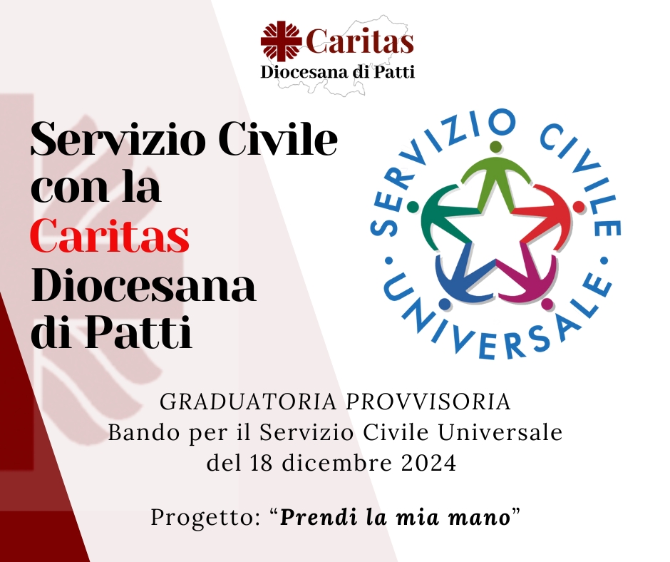 Graduatoria provvisoria Servizio Civile Universale